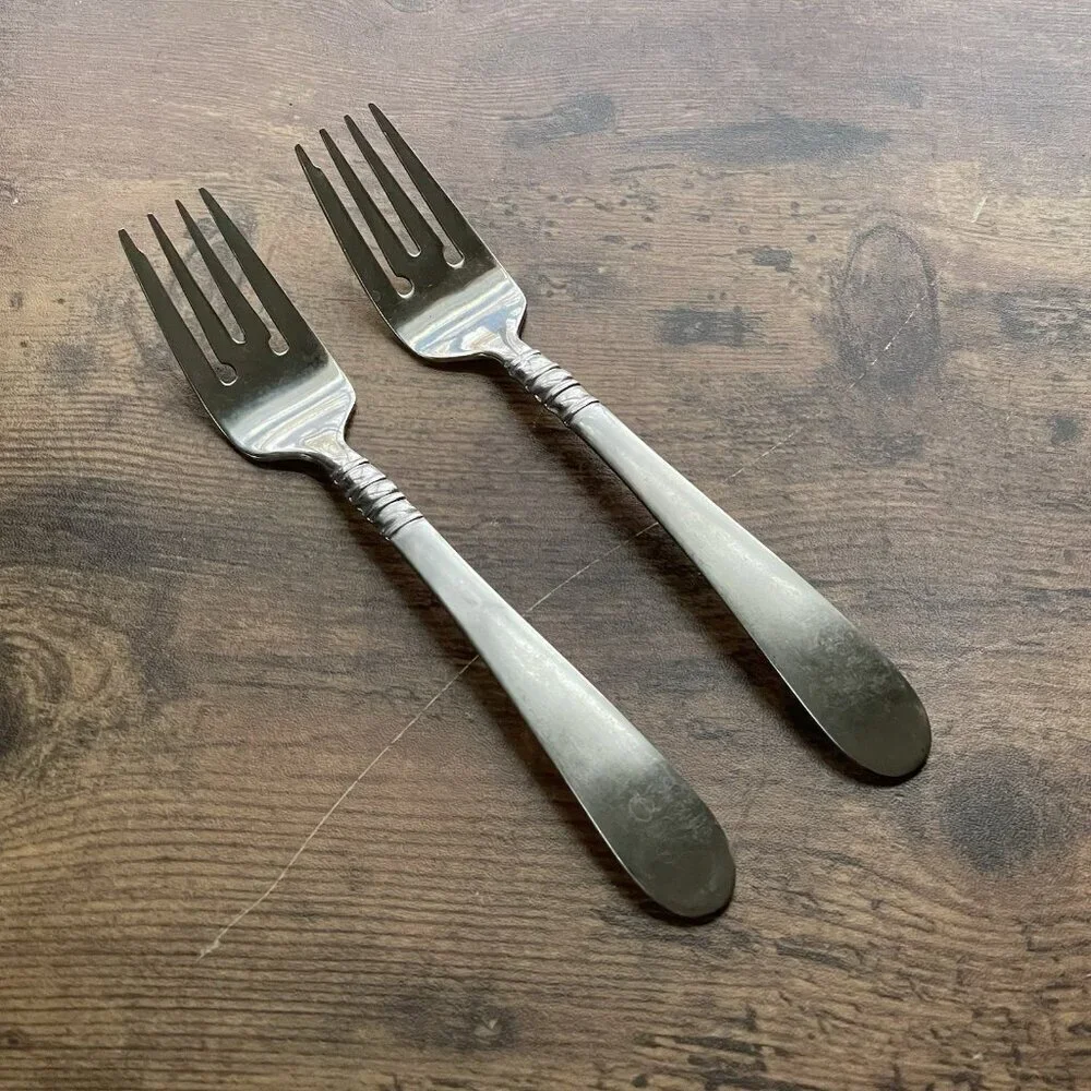 Wallace Salad Fork Set of 2 WAS167 18/10 Stainless Steel 7